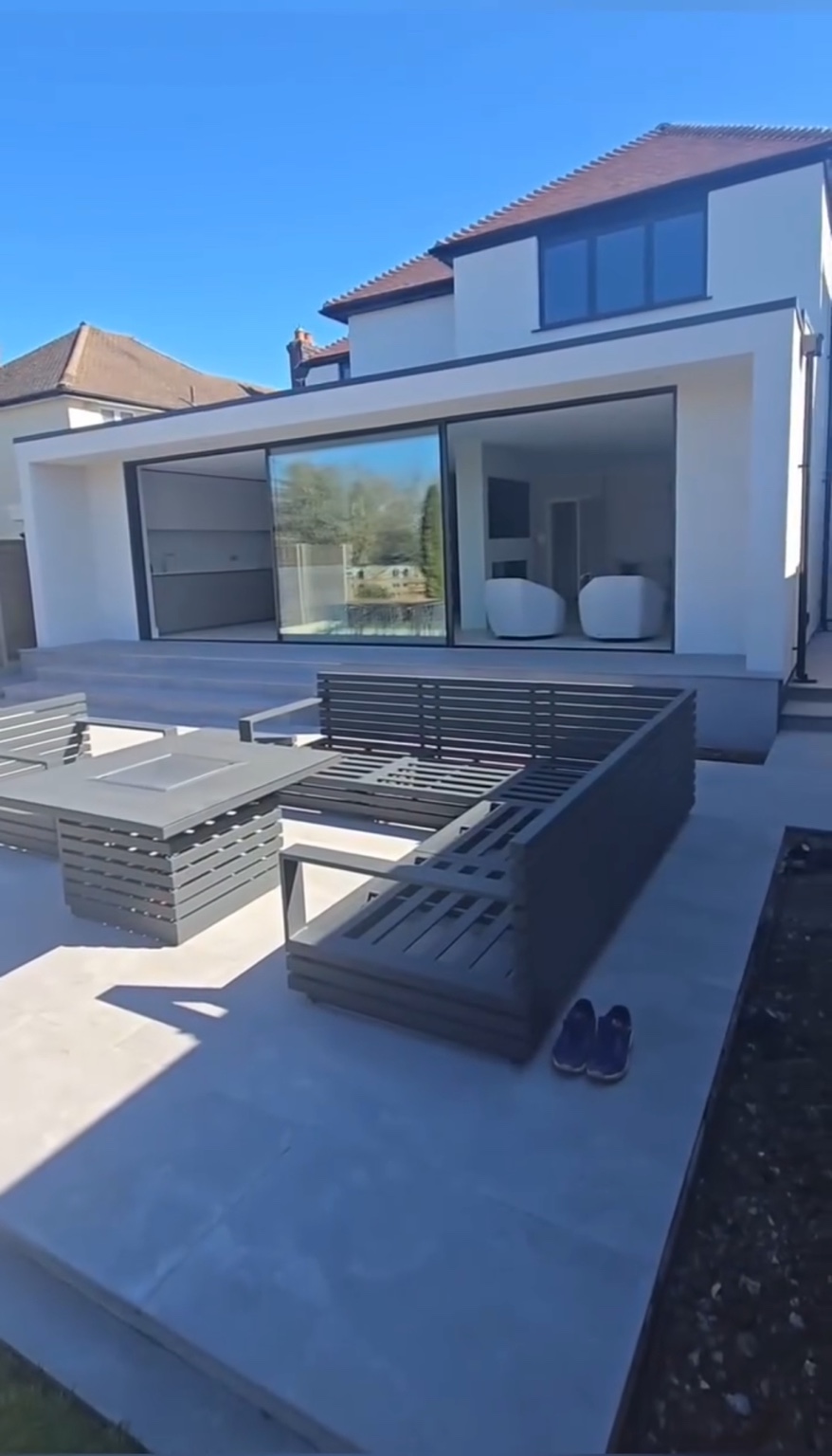 Completed rear extension by Thomas Adams Building